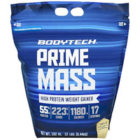 Thumbnail for Image 1 of Default Title for the product BodyTech Prime Mass Weight Gainer, Vanilla, 55g Protein, 12 lb