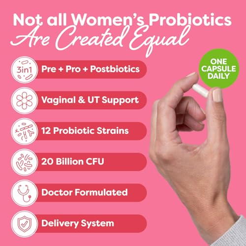 Image 2 of Probulin Total Care Women's Urinary Tract Prebiotics + Probiotics + Postbiotics 20 Billion CFU 12 Strains 30 Vegan Caps Pack of 3