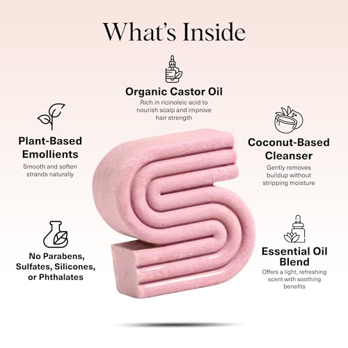 Image 5 of Kitsch Castor Oil Shampoo Bar Soap for Hair Growth & Scalp - 3.2 oz