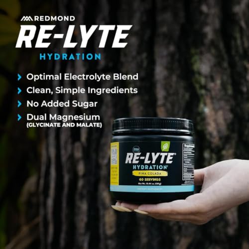 Image 4 of REDMOND Re-Lyte Sugar Free Electrolyte Powder Drink Mix (Pina Colada)