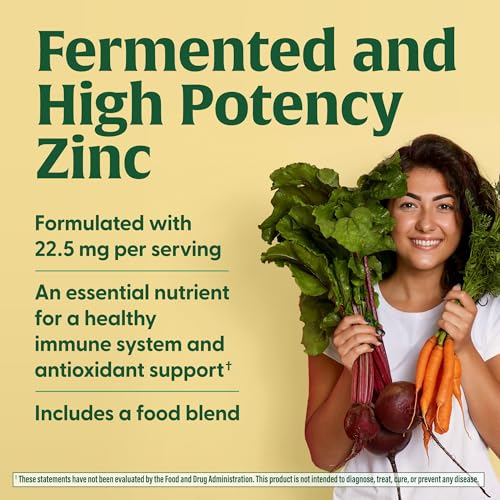 Image 5 of MegaFood Zinc Bisglycinate, High Absorption, Immune Support, 120 Tablets