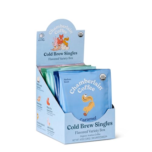 Image 1 of Default Title for the product Chamberlain Coffee Flavored Variety Instant Cold Brew Singles - 10 Packets