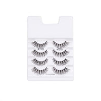 Thumbnail for Image 6 of Demi Wispies Black / 4 Pair (Pack of 1) for the product Ardell Faux Mink Lashes False Eyelashes