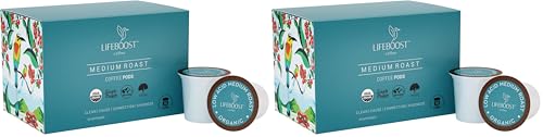 Image 1 of Default Title for the product LIFEBOOST Medium Roast Low Acid Coffee K Cups 10 Count Pack of 2