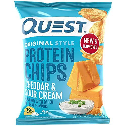 Image 4 of Quest Protein Chips - Cheddar & Sour Cream (8 Bags)