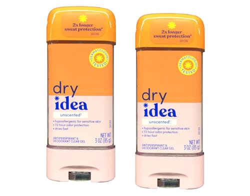 Image 1 of Default Title for the product Dry Idea Advanced Dry Unscented Antiperspirant & Deodorant Clear Gel 3 oz Pack of 2