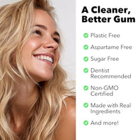 Thumbnail for Image 7 of Refresh Gum Peach Natural Sugar-Free Xylitol Chewing Gum 12 Pack