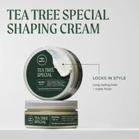 Thumbnail for Image 6 of Tea Tree Shaping Cream, Hair Styling Cream, Long-Lasting Hold, Matte Finish, For All Hair Types