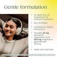 Thumbnail for Image 4 of MegaFood Magnesium Glycinate 500mg, Normal Sleep & Stress, 120 Capsules