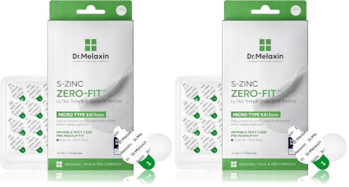 Image 1 of Default Title for the product Dr.Melaxin S-ZINC ZERO-FIT Ultra Thin Blemish Spot Patch 12mm x 72 Patches (Pack of 2)