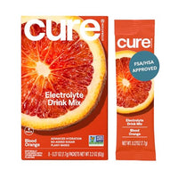 Thumbnail for Image 1 of Default Title for the product Cure Hydration Electrolyte Drink Powder Blood Orange 8 Packets