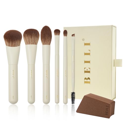 Image 1 of Off White for the product BEILI Mini Travel Makeup Brush Set