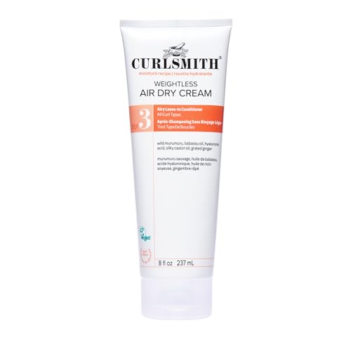 Image 1 of 8 fl oz for the product CURLSMITH Weightless Air Dry Cream Leave In for Curly Hair