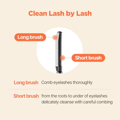 Image 5 of COSNORI Waterproof Mascara & Remover Set 02 Cozy Brown