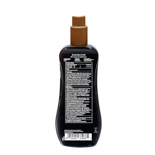 Image 2 of Australian Gold Spray Gel Sunscreen with Instant Bronzer SPF 4, 8 Ounce