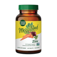Thumbnail for Image 1 of 120 Count (Pack of 1) for the product MegaFood Zinc Bisglycinate, High Absorption, Immune Support, 120 Tablets