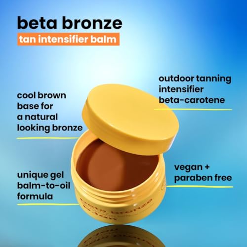 Image 4 of B.TAN 0 SPF Tanning Oil Balm - Beta Carotene Browning Sun Tan Gel 150ml
