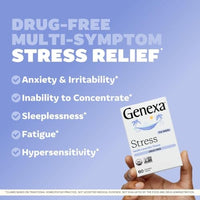 Thumbnail for Image 3 of Genexa Stress, Anxiety & Stress Relief Made Clean, 180 Chewable Tablets