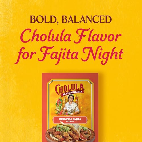 Image 5 of Cholula Seasoning Mix, Original Fajita, Medium Heat, 0.87 oz Pack of 12
