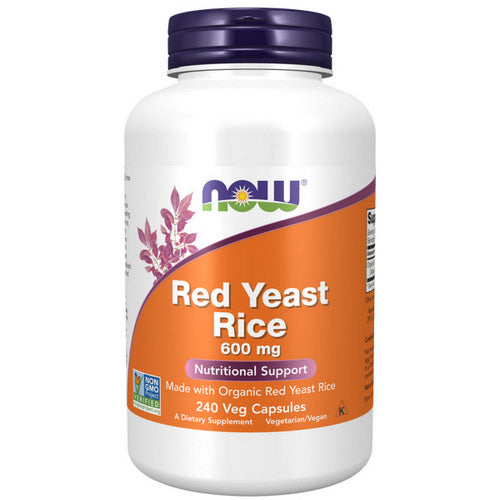 Now Foods Red Yeast Rice Extract 600 mg 240 Vcaps