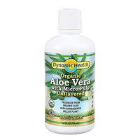 Thumbnail for Image 2 of Dynamic Health Organic Aloe Vera Juice w/Micro Pulp 32oz
