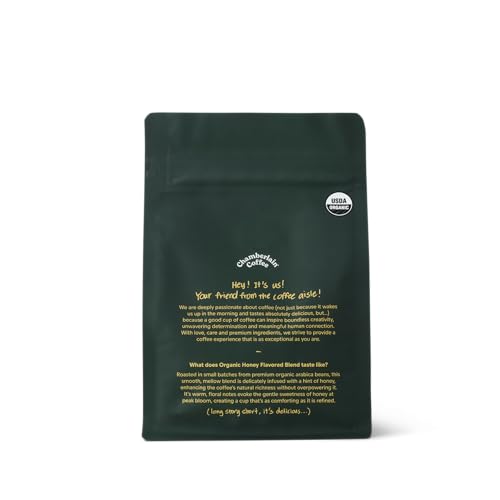 Image 2 of Chamberlain Coffee Organic Ground Coffee - Honey Medium Roast, 10 Ounces