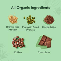 Thumbnail for Image 3 of ALOHA Organic Plant Based Protein Bars - Chocolate Espresso (85mg Caffeine) - 12 Bars, Vegan, Low Sugar, Gluten-Free, Paleo, Low Carb, Non-GMO, No Stevia, No Erythritol (Pack of 2)