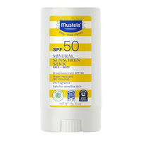 Thumbnail for Image 1 of 0.6 Ounce (Pack of 1) for the product Mustela Baby Mineral Sunscreen Stick SPF 50 Broad Spectrum 0.6 oz