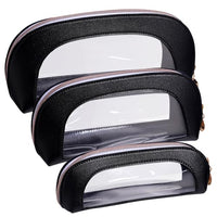 Thumbnail for Image 1 of Default Title for the product BS-MALL Makeup Bag Set Clear Travel Toiletry Organizer Pouches Pack of 3