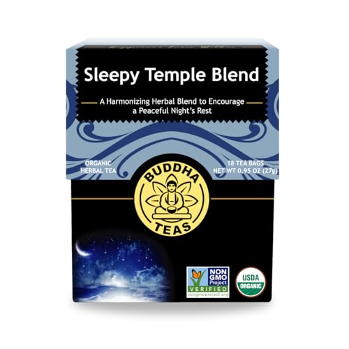 Image 1 of Default Title for the product Buddha Teas Organic Sleepy Temple Blend Herbal Tea, Caffeine Free