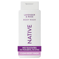 Thumbnail for Image 1 of Default Title for the product Procter & Gamble Native Clean Body Wash Lavender & Rose Scent 18 fl oz