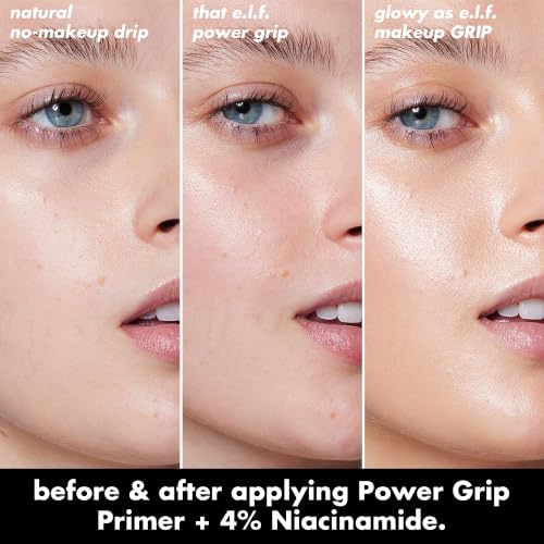 Image 5 of e.l.f. Power Grip Primer + 4% Niacinamide, Gripping Gel Primer, 0.811 Fl Oz