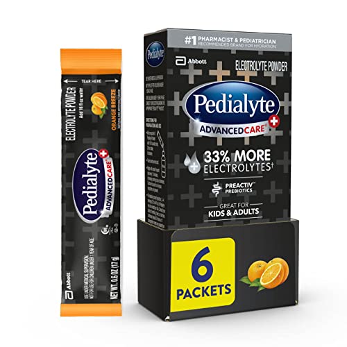Image 2 of Orange / 6 Count for the product Pedialyte AdvancedCare Plus Electrolyte Powder Packets