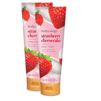 Thumbnail for Image 1 of Default Title for the product Bodycology Shea Butter Body Cream, Strawberry Cheesecake, 8 oz (Pack of 2)