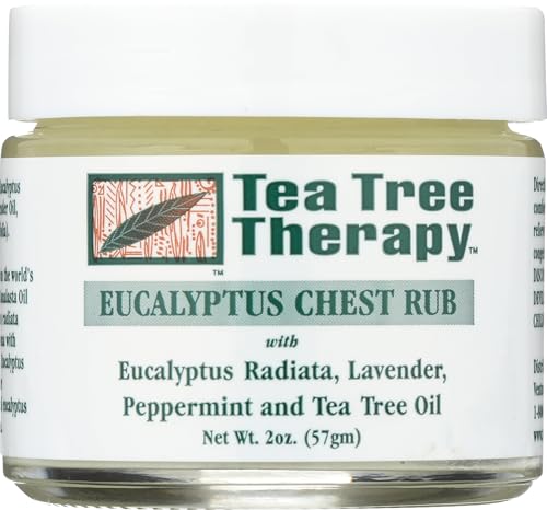 Image 1 of 2 Fl Oz (Pack of 1) for the product Tea Tree Therapy Eucalyptus Australian Chest Oil, Lavender Peppermint and Tea Tree, 2 Ounce