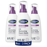 Thumbnail for Image 1 of 8 Fl Oz (Pack of 3) for the product Cetaphil Pro Oil Removing Foaming Face Wash, Sensitive Skin, 8oz, 3ct