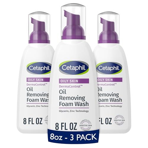 Image 1 of 8 Fl Oz (Pack of 3) for the product Cetaphil Pro Oil Removing Foaming Face Wash, Sensitive Skin, 8oz, 3ct