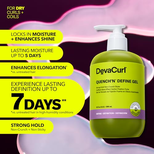 Image 3 of DevaCurl Quench'n Define Gel Strong Hold Non-Crunch Styler