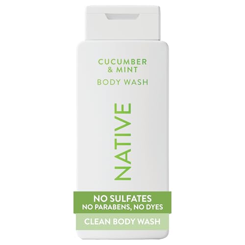 Image 1 of Default Title for the product Native Clean Body Wash for Women & Men, Cucumber & Mint Scent, 18 fl oz