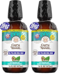Thumbnail for Image 4 of 16 Fl Oz (Pack of 2) / 1 Pack for the product GuruNanda Oil Pulling Mouthwash with Vitamins