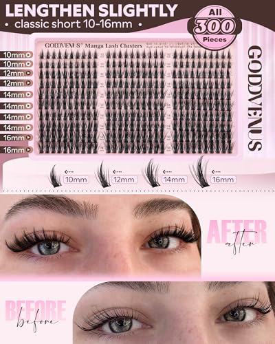 Image 16 of Goddvenus Manga Lash Clusters Natural Wispy Eyelash Extensions