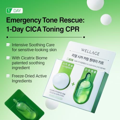 Image 4 of WELLAGE CICA Claming Oneday Kit 2ea