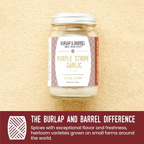 Image 6 of Burlap & Barrel Purple Stripe Garlic - 3oz Glass Jar
