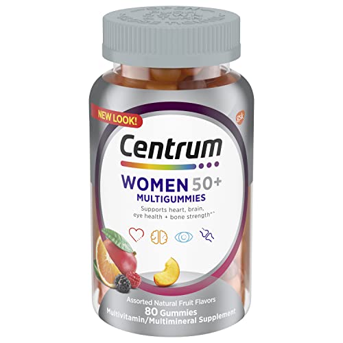 Image 1 of Default Title for the product Centrum MultiGummies Gummy for Women 50 Plus 80 Count