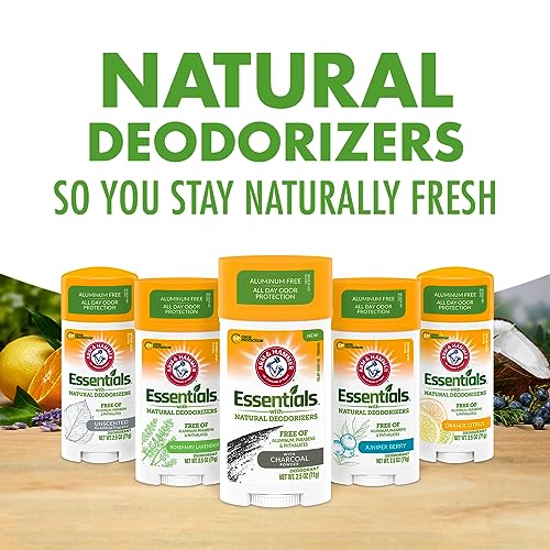 Image 7 of ARM & HAMMER Essentials Charcoal Deodorant for Men and Women, 4-Pack