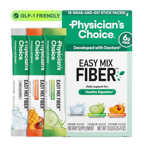 Image 1 of Default Title for the product Physician's CHOICE Easy Mix Fiber Stick Packs - 18 Count