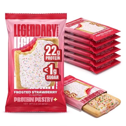 Image 3 of Frosted Strawberry for the product Legendary Foods Protein Pastry Protein Bar Alternative