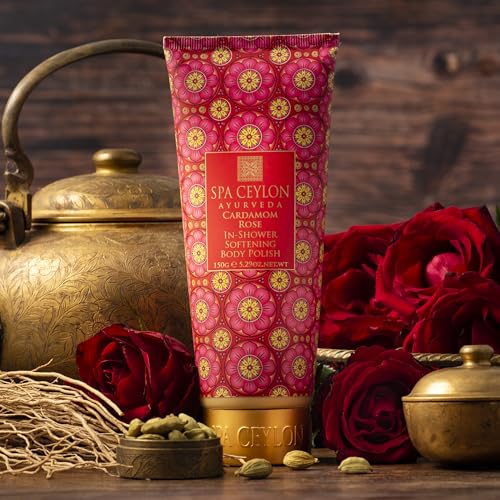 Image 4 of SPA CEYLON Cardamom Rose In-Shower Softening Body Polish 150g