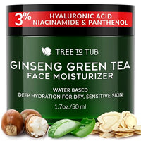 Thumbnail for Image 1 of Default Title for the product Tree To Tub Ginseng Green Tea Face Moisturizer, Sensitive, Dry Skin, 1.7 Oz