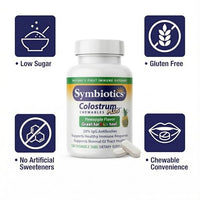 Thumbnail for Image 4 of Symbiotics Naturade Colostrum Chewable Tablets 120 Count